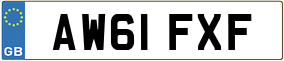 Truck License Plate